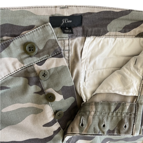 JCREW J.Crew Camouflage Print Boyfriend Chino Cotton Blend Pant “FADED VINE” - Picture 5 of 10